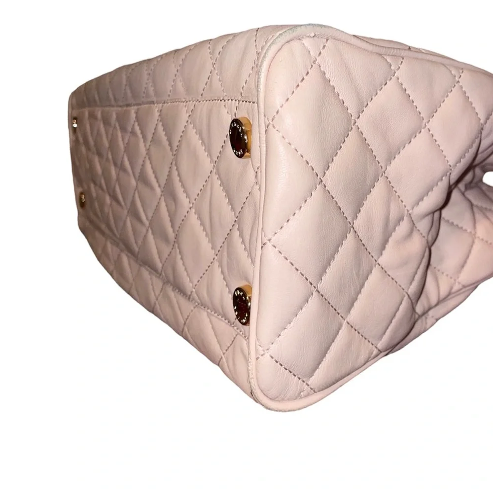 Michael Kors Susannah Large Leather Tote Bag Blush‎ Pink