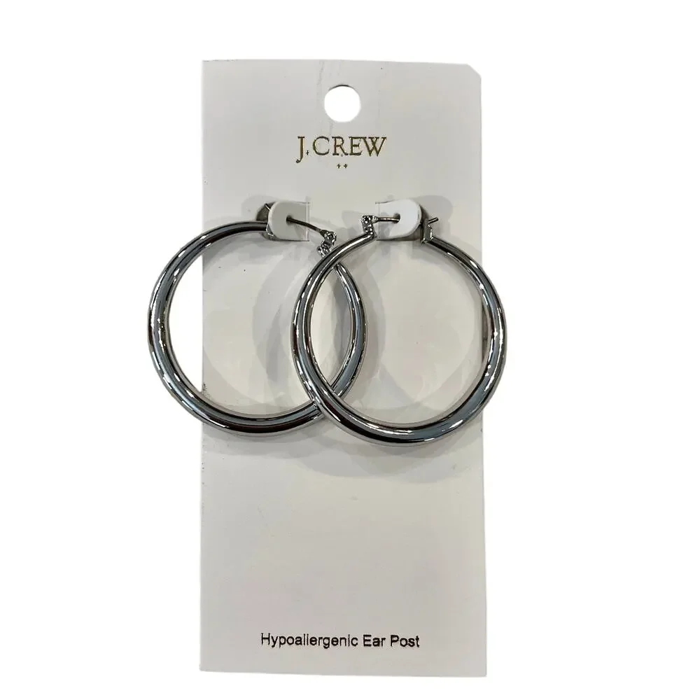 NWT J. Crew Silver Thick 1 1/2