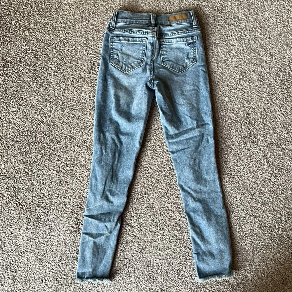 Justice Girls Distressed Jeans!
