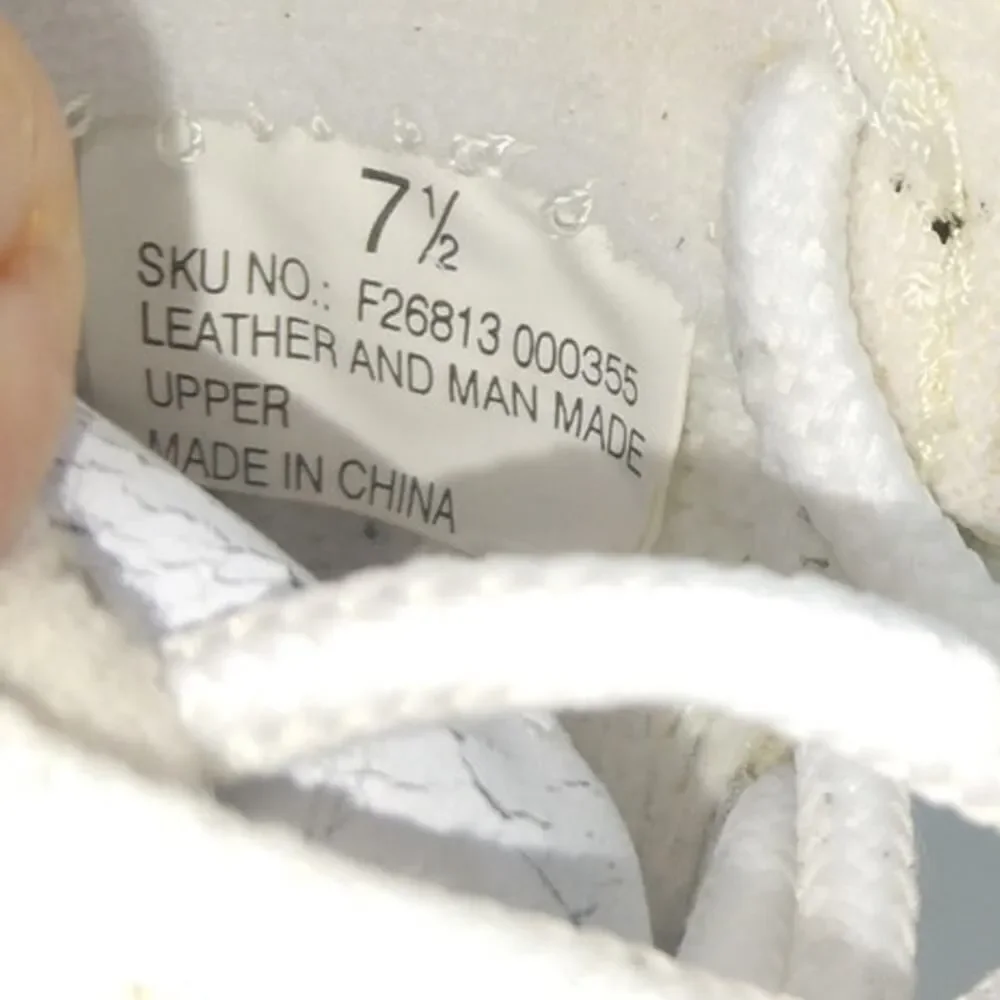 SPALDING Fitness Womens New White Leather Athletic Sneakers - Size: 7 1/2