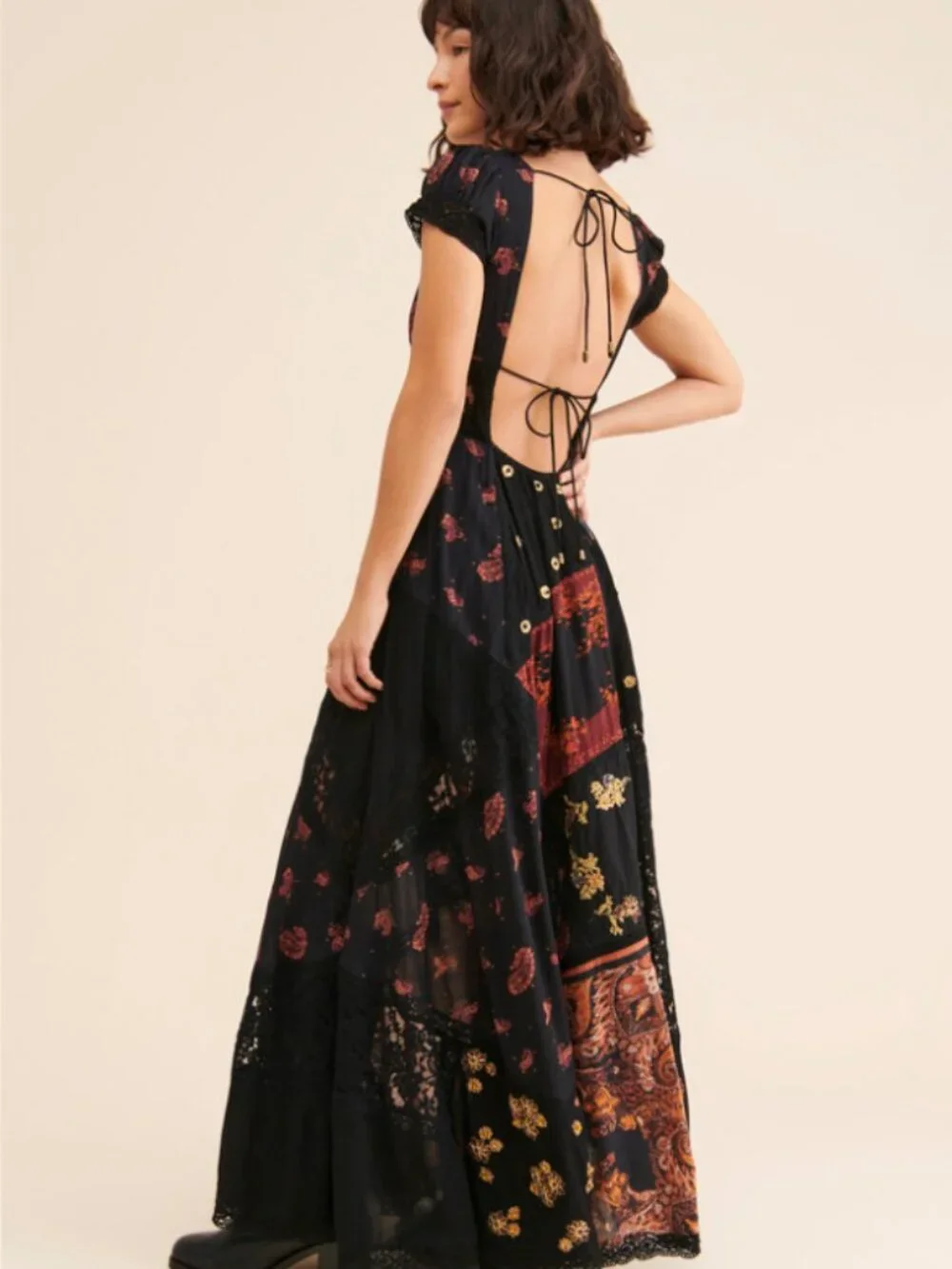 Free People Hibiscus Heaven Maxi Dress