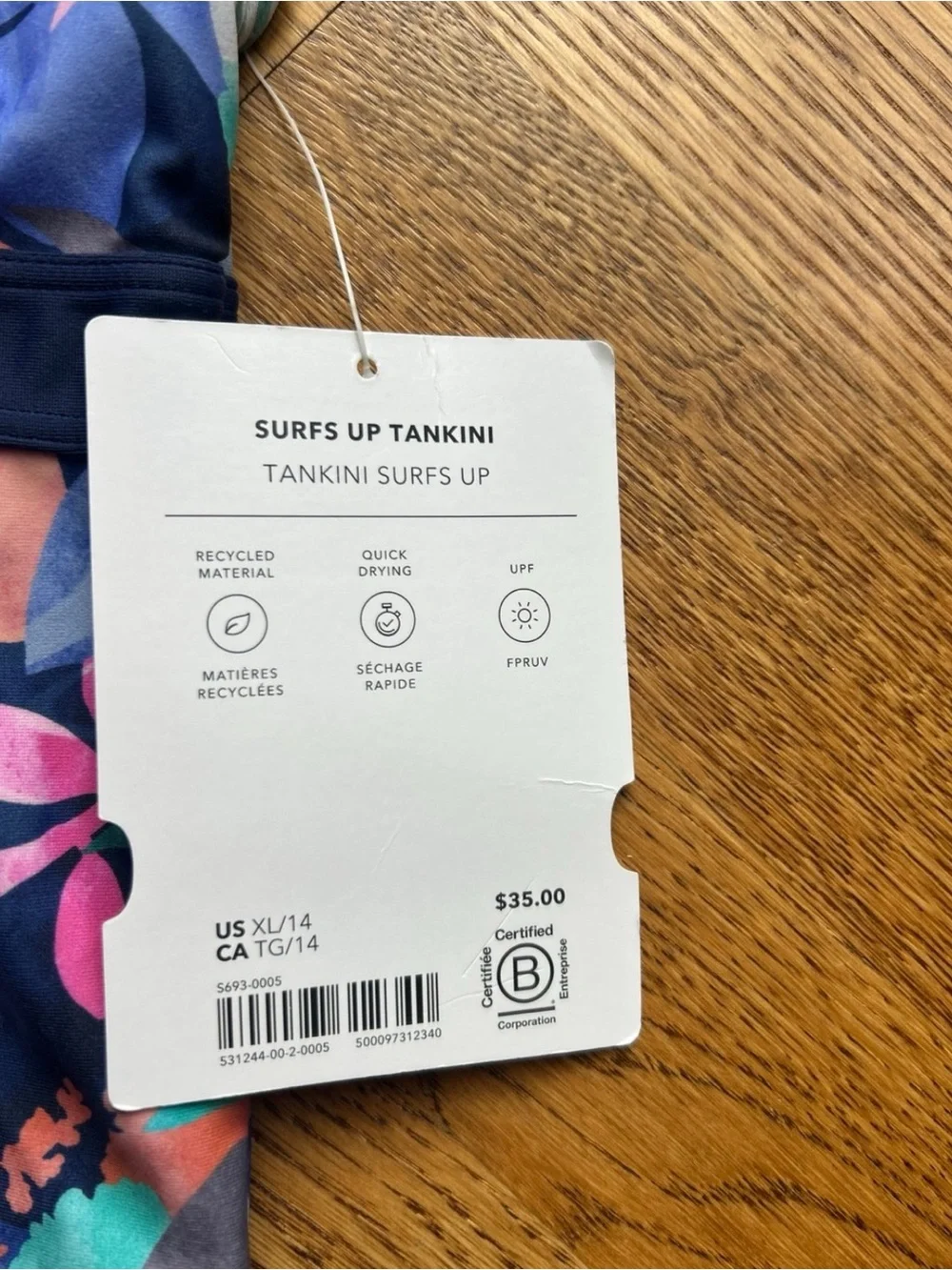 Athleta girl swim, nwt size 14