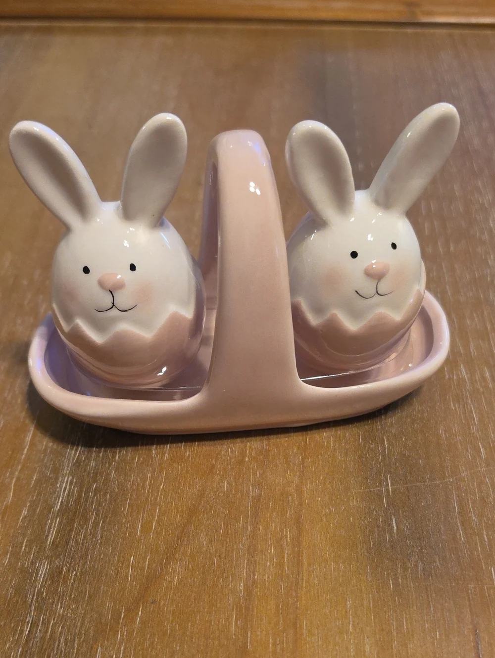 Small Pets Pink Bunny Salt and Pepper Shaker Set
