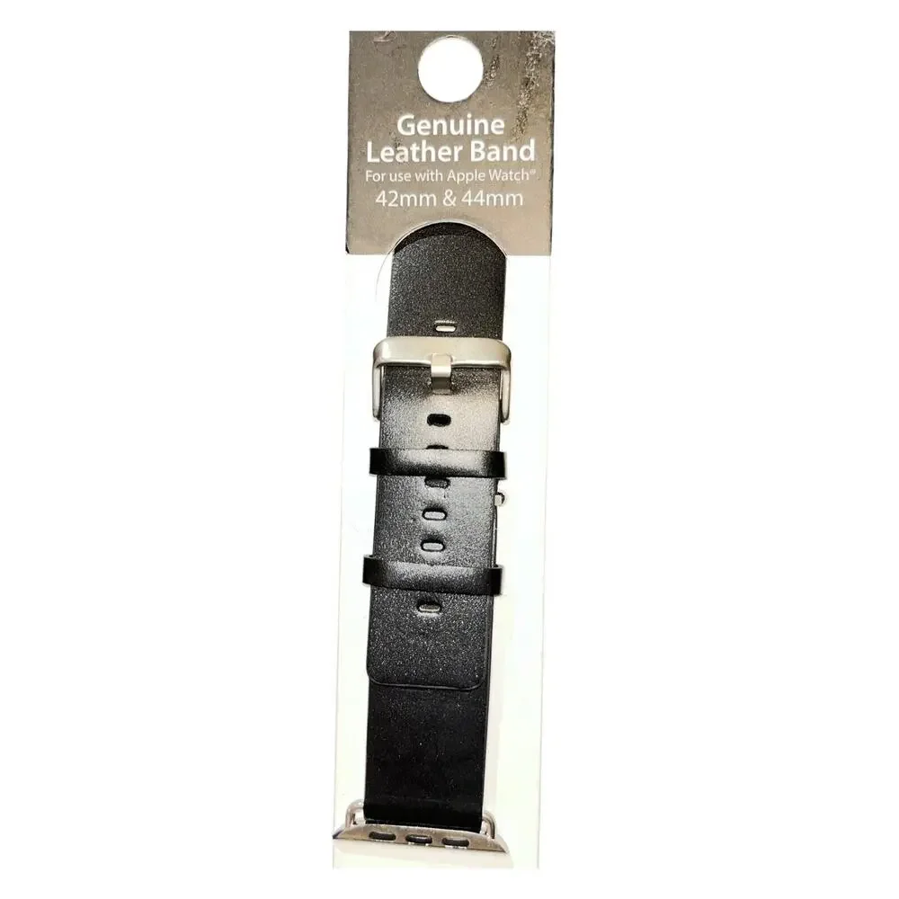 Genuine Leather Apple Watch Band for 42/44/45 for Series 4,5,6,7,8,9 SE