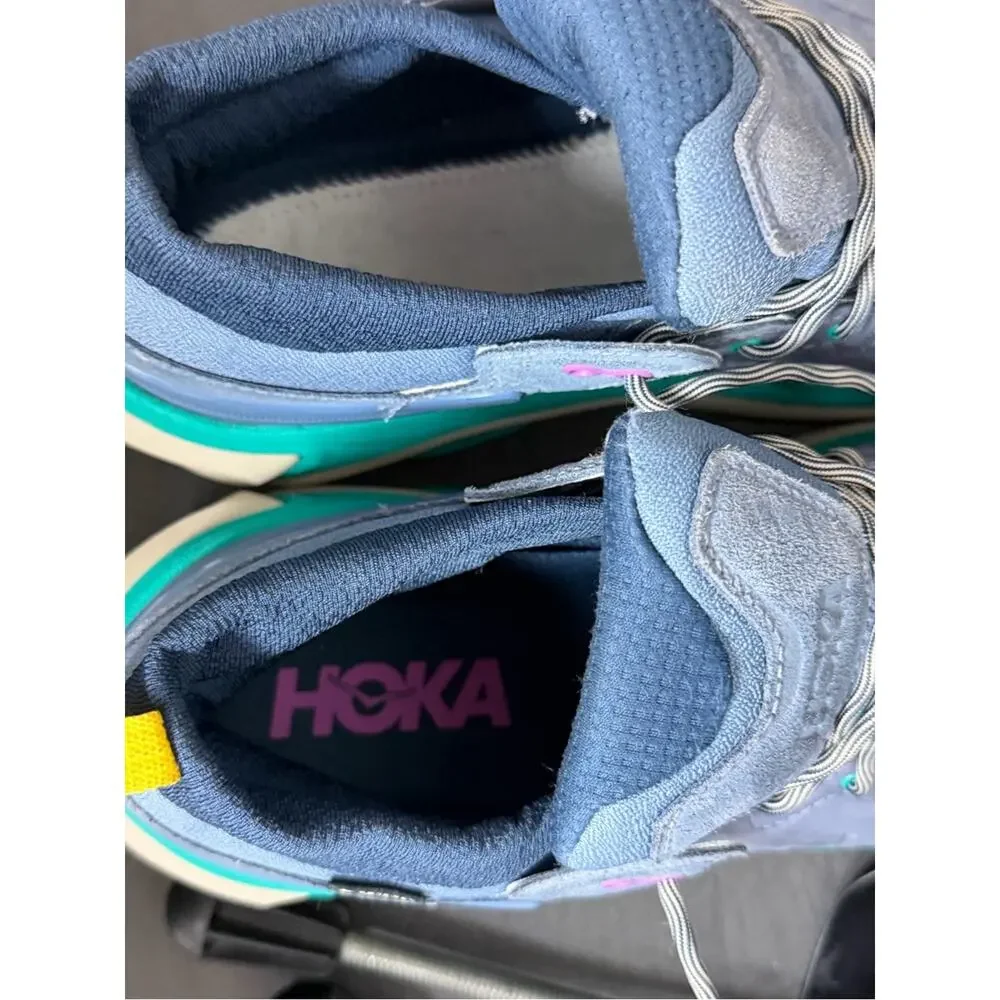 HOKA ONE ONE Kaha 3 Low Gore Tex Shoes Anchor Gemstone 1162532-AGM Men's 10 D