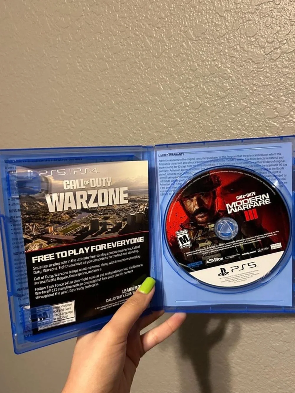 Sony PlayStation 5 Game - Blue Case with Red Cover Art
