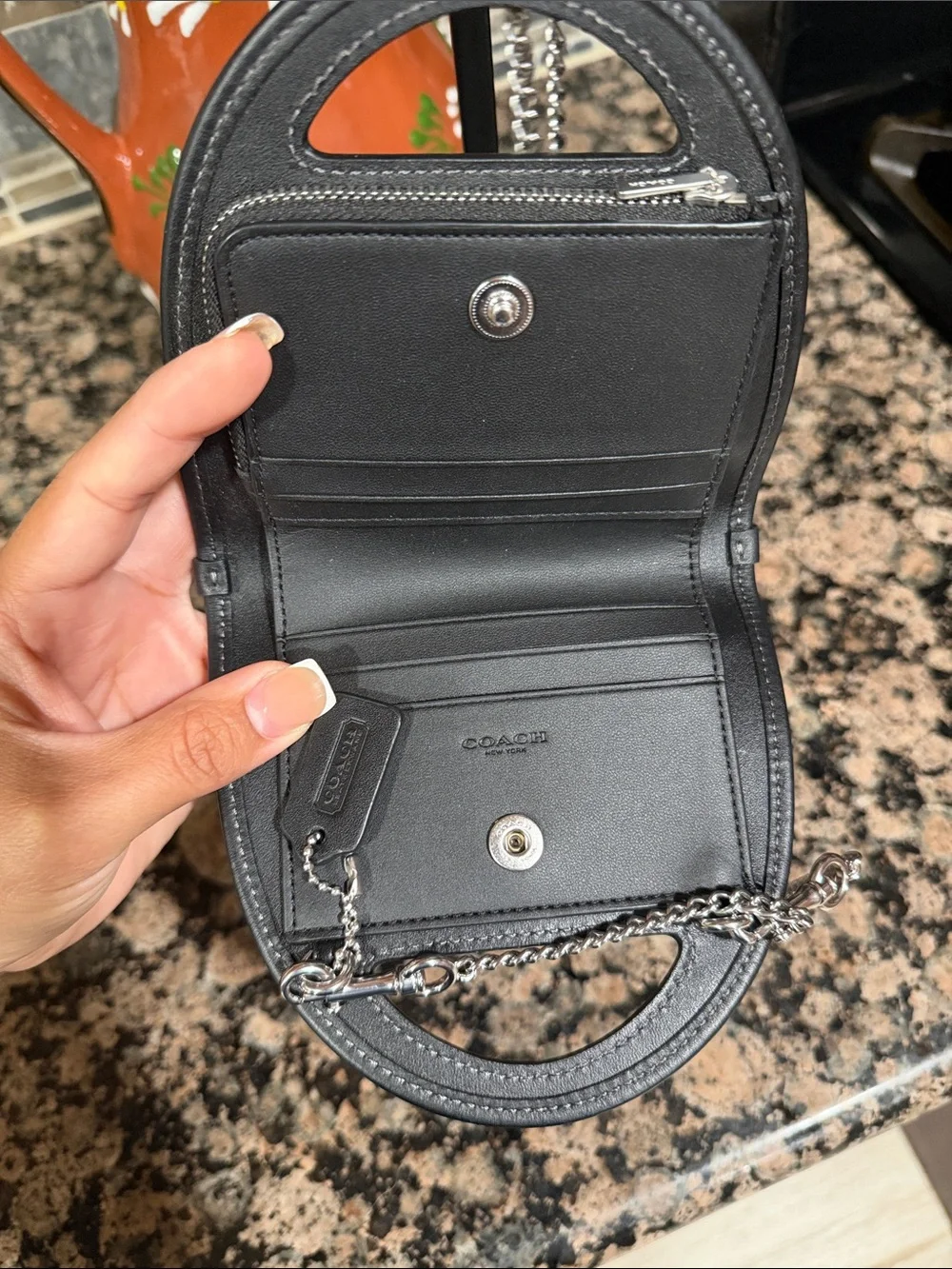 Coach Top Handle Card Case Crossbody Bag