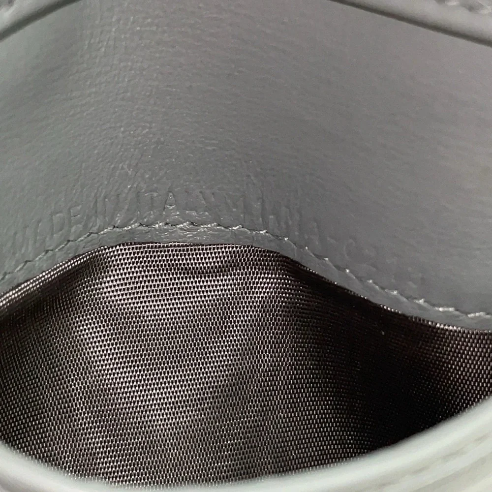 Christian Dior Trotter Saddle Canvas Gray Tri-fold Wallet