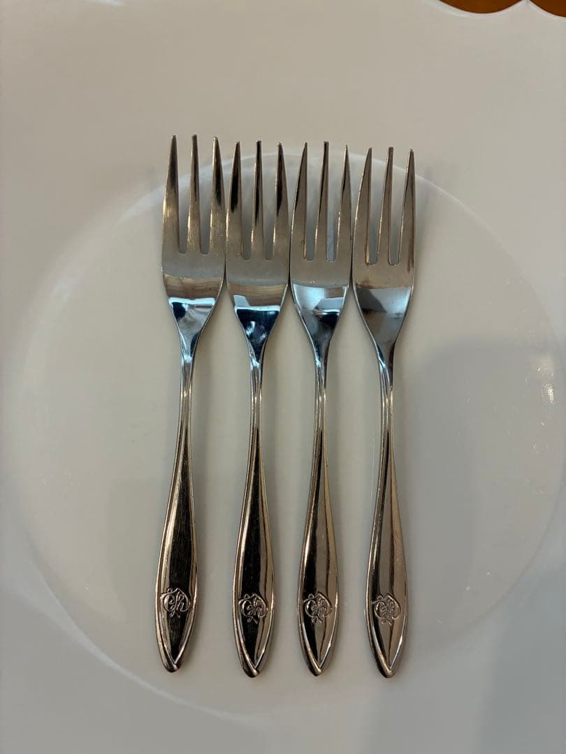 Yumi Katsura Stainless Steel Cake Fork Set of 4