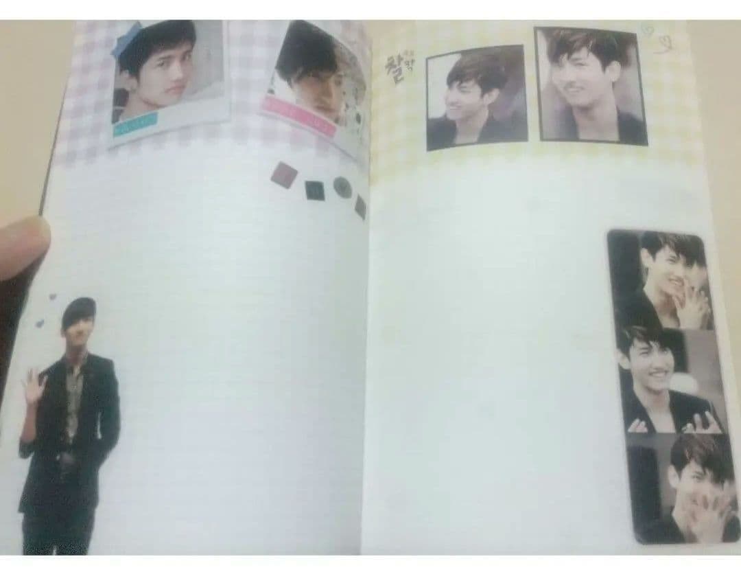 TVXQ Changmin A4 Double-Sided File, Notebook, Memo, Card Photo, IC Sticker Set