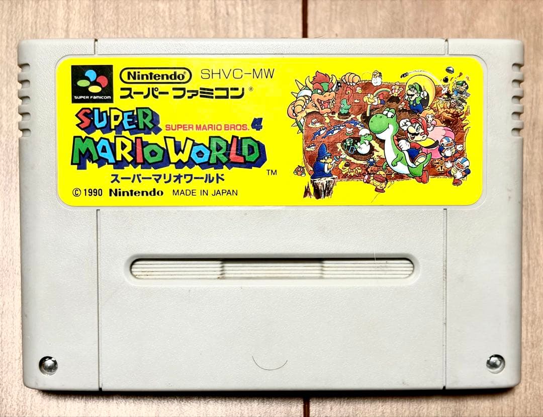 【Operation Confirmed】Nintendo Super Famicom Console with 4 Controllers and Mario