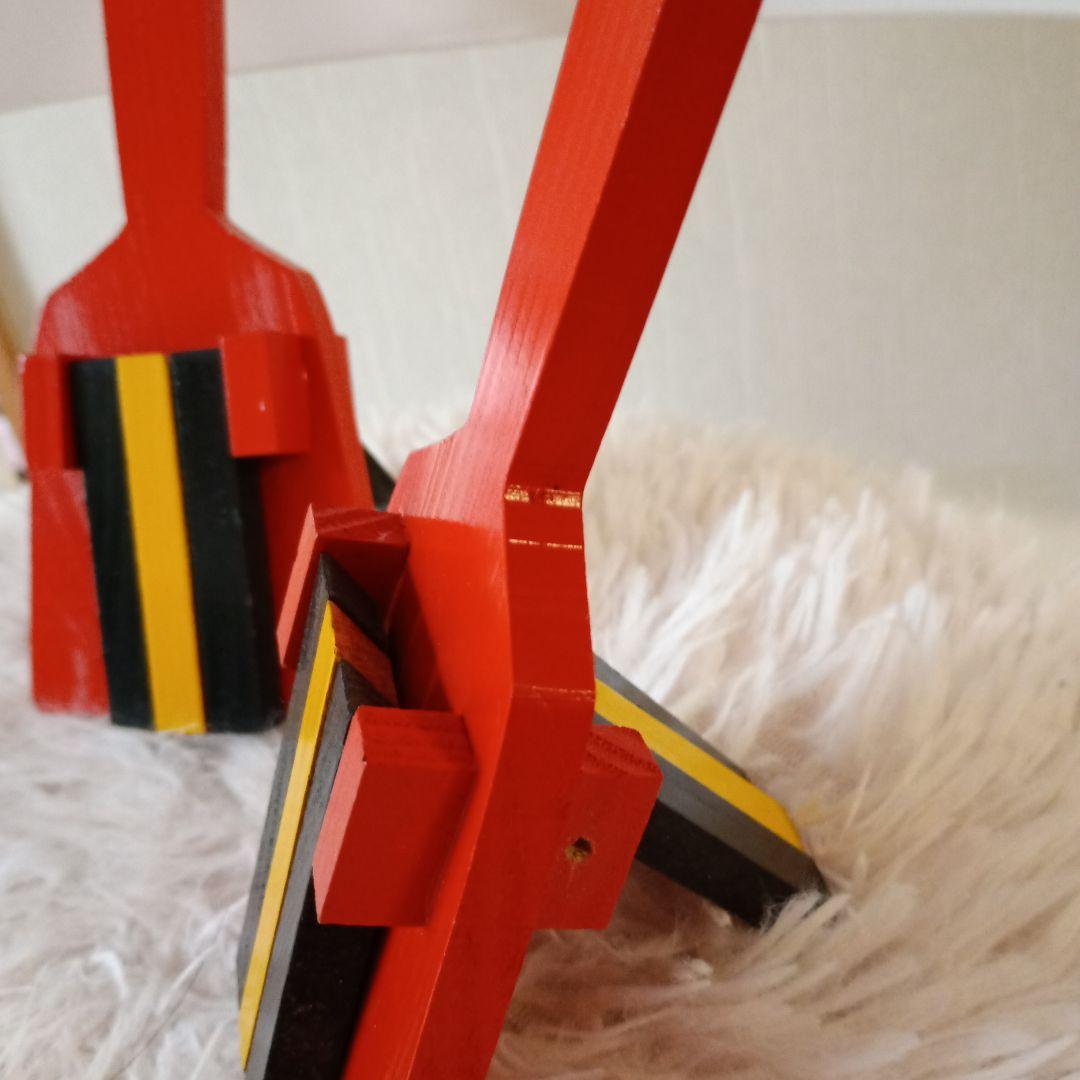 For BATSAN: Wooden Naruko (Red, Black, Yellow)